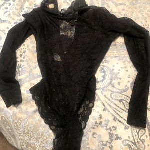 Vintage early 1990s Fredericks of Hollywood all lace women’s top